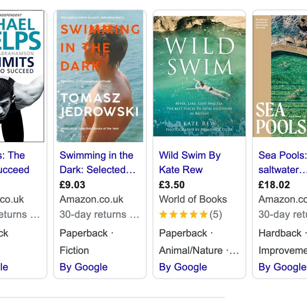 Swimming Books Search Results