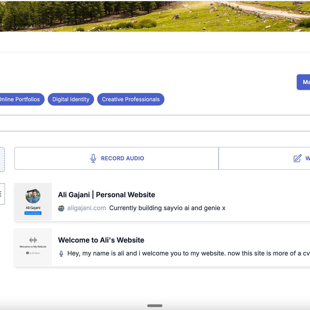 Embed Sayvio Audio's Anywhere